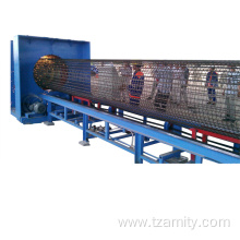 Reinforcing wire steel concrete pile cage welding machine